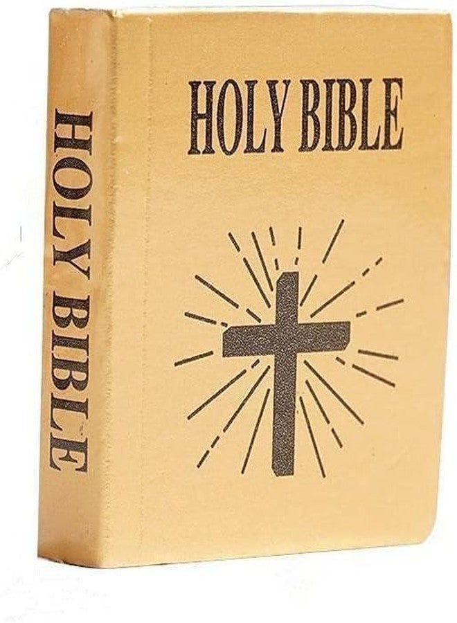 Qintreesify Brown Mini Bible Pocket Book Dollhouse Miniature Book Bookshelf Bedroom Library Accessories，Dollhouse Furniture, Miniature Dollhouse Accessories,Dolls and Accessories(1/12) - Image 1